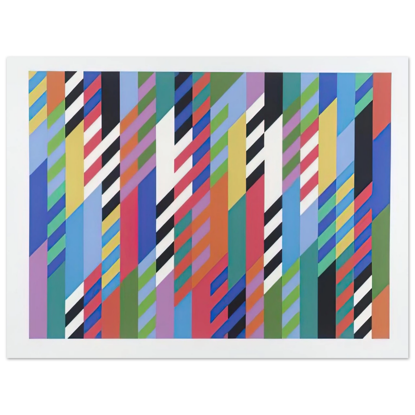 Bridget Riley - FETE 1989 Fine Art Poster - Default Title