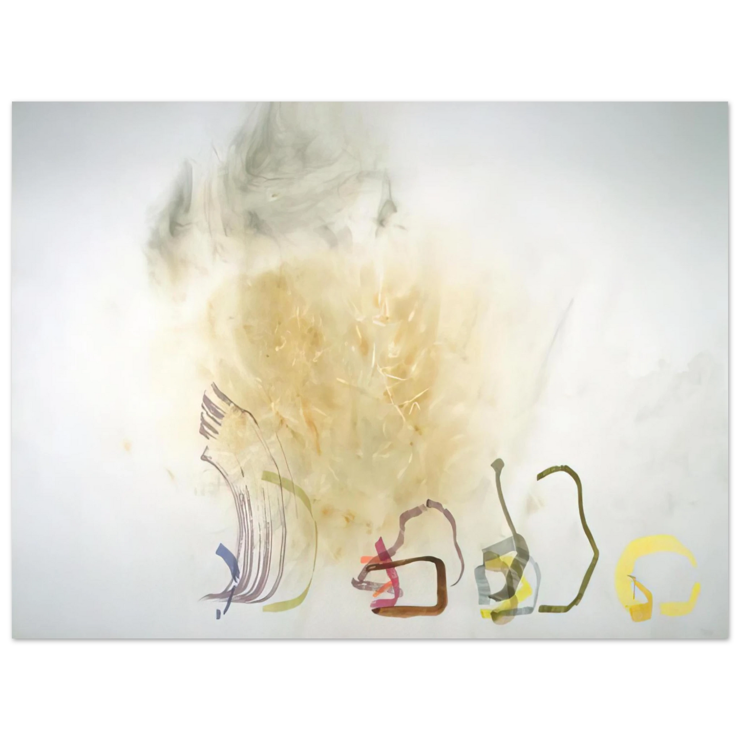 John Cage - River Rocks and Smoke, #1, 41190 - 1990 Fine Art Poster - Default Title