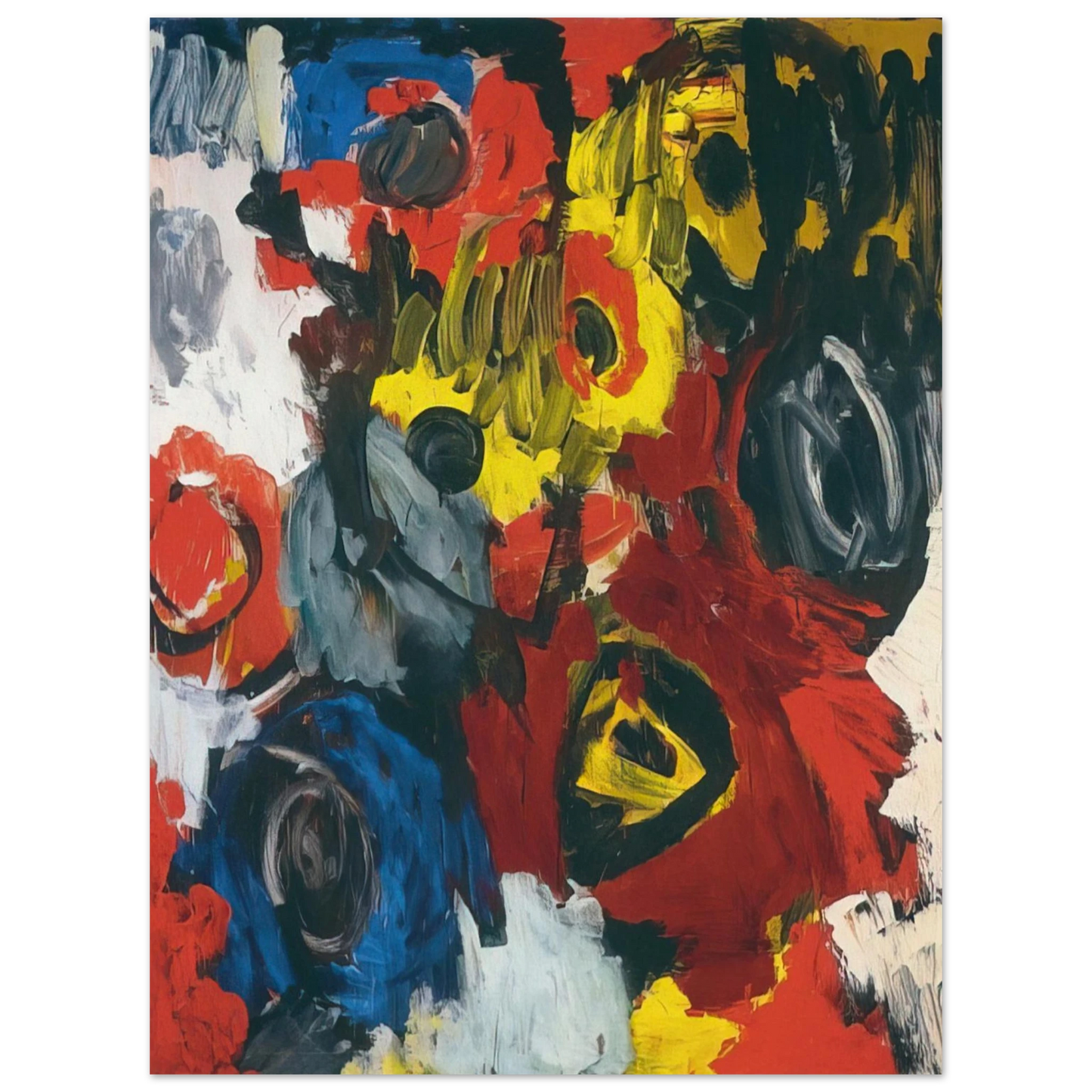 Ernst Wilhelm Nay - Furioso - 1963 Fine Art Poster - Default Title