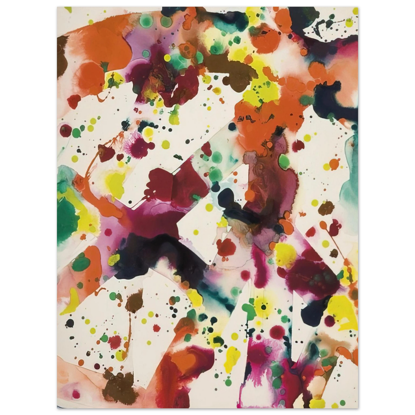 Sam Francis - Untitled SF72-027 Fine Art Poster - Default Title