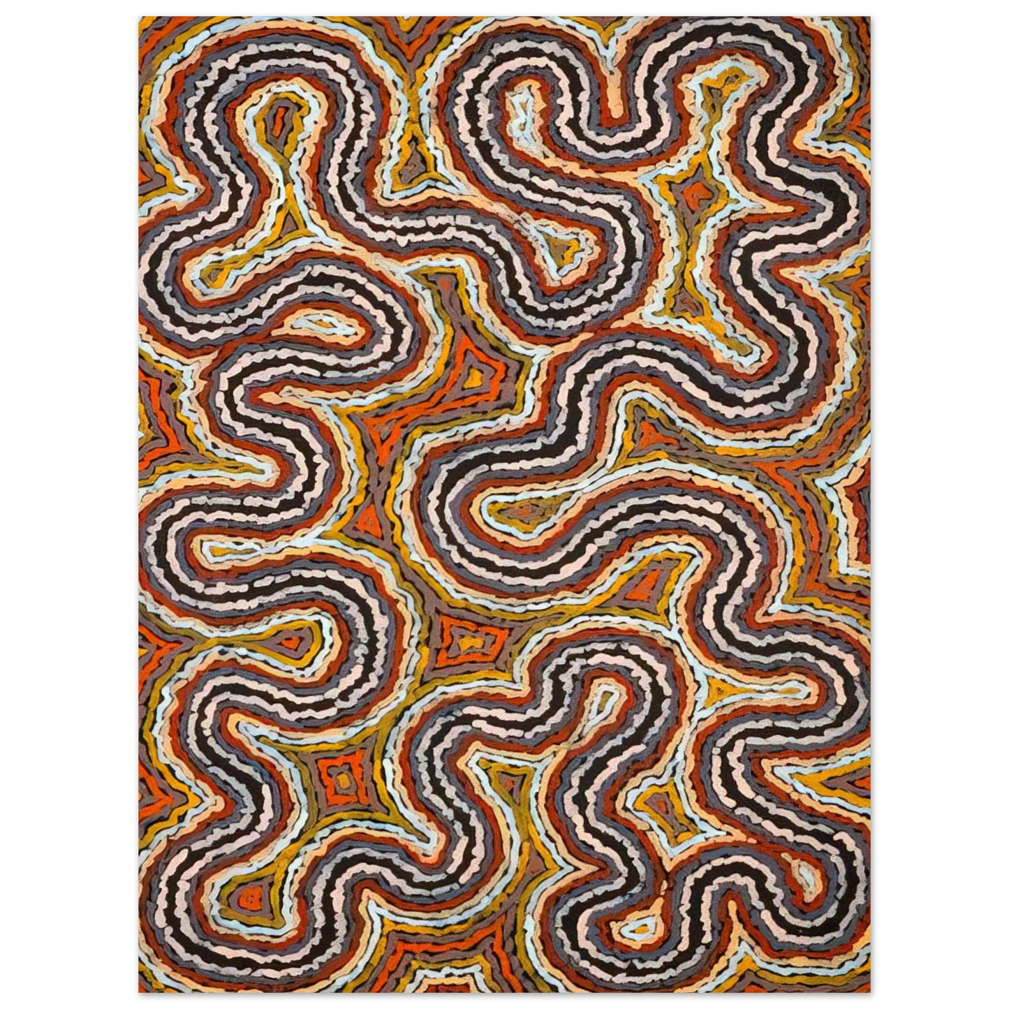 Clifford Possum Tjapaltjarri - Untitled - 1994 Fine Art Poster - Default Title