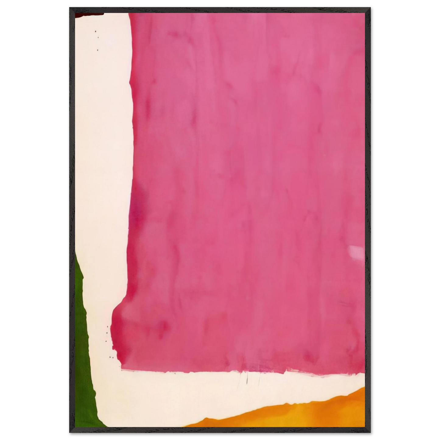 Helen Frankenthaler - Mauve District - 1966 Wall art - 15x20 cm / 6x8 inches - Premium Wooden Framed Poster With Fine Art Paper - Wood frame