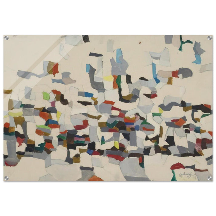 Untitled Composition - 1957 - Robert Goodnough Acrylic Print - 70x100 cm / 28x40″ inches
