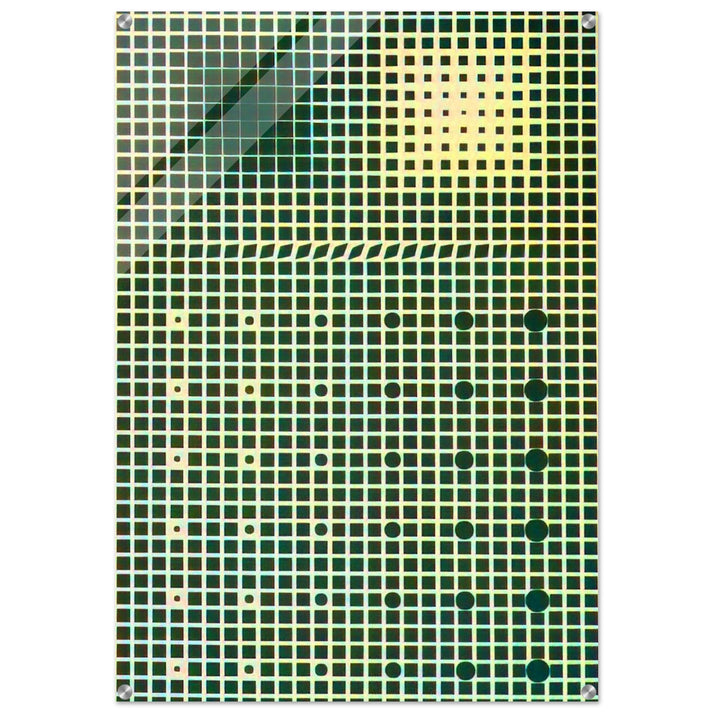 Supernovae - 1961 - Victor Vasarely Acrylic Print - 70x100 cm / 28x40″ inches | Victor Vasarely Wall Art | Victor Vasarely Prints