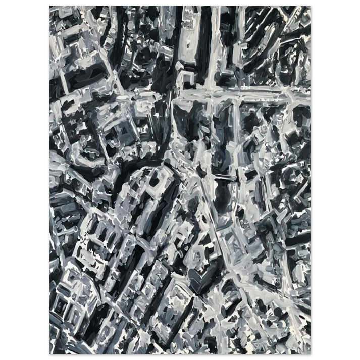 Gerhard Richter - TOWNSCAPE PL 1970 1 75x100 cm / 30x40inches Fine Art Poster