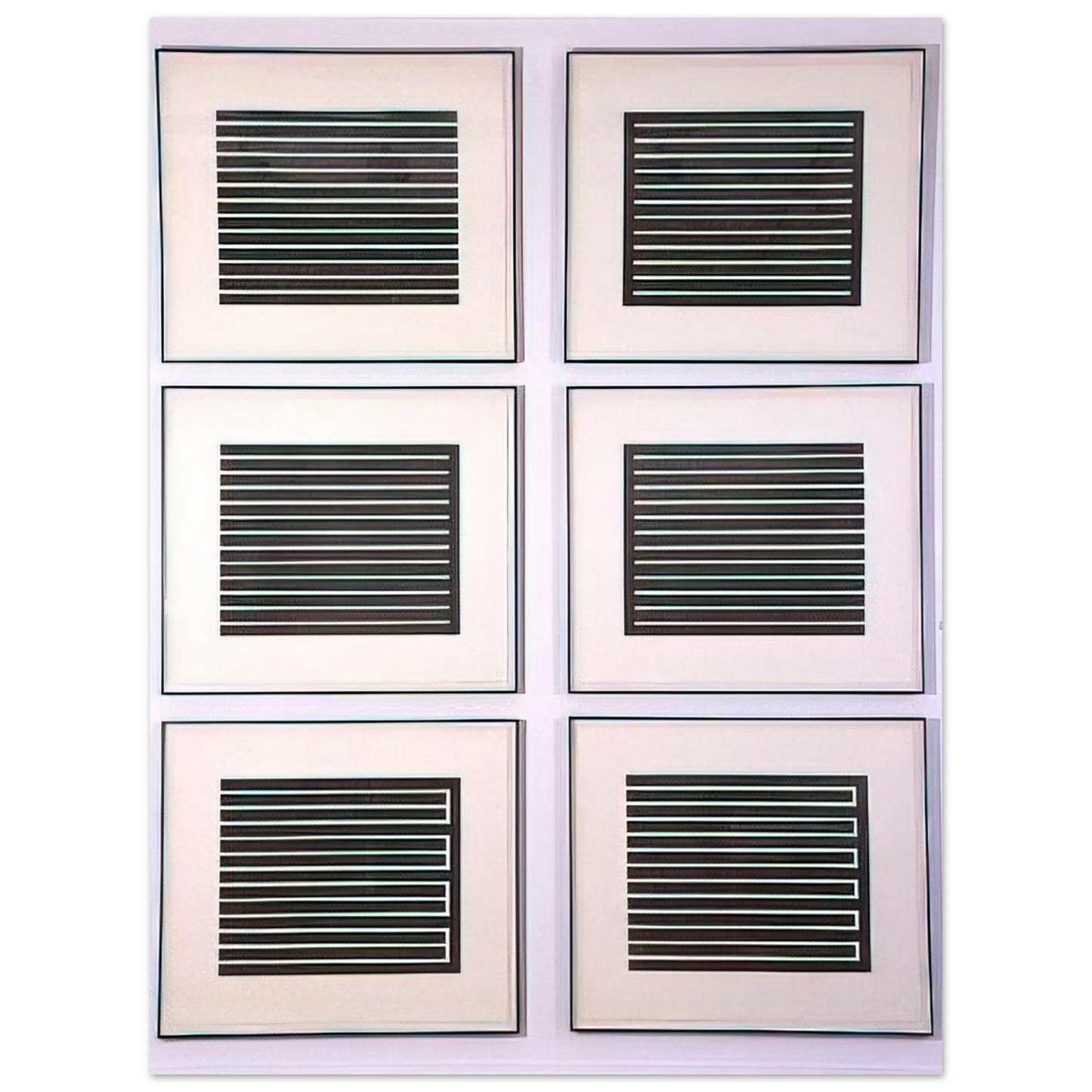 Donald Judd - Six Aquatints - 1980 Fine Art Poster - Default Title