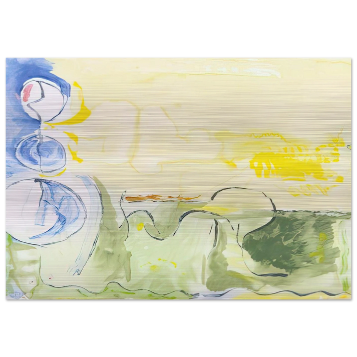Flotilla - 2006 - Helen Frankenthaler Brushed Aluminum Print - 70x100 cm / 28x40 inches | Helen Frankenthaler Aluminum Print | Helen Frankenthaler Prints