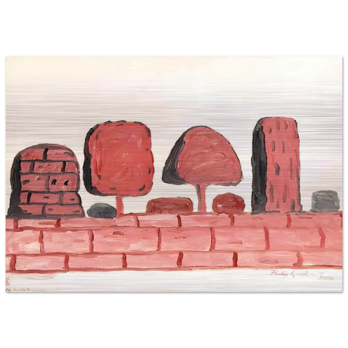 ROMA - Philip Guston Brushed Aluminum Print - 70x100 cm / 28x40 inches | Philip Guston Aluminum Print | Philip Guston Prints