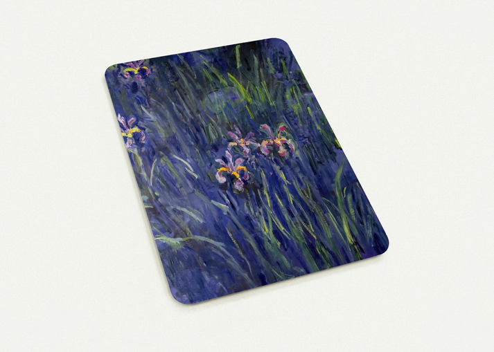 Irises 2 By claude monet Pack of 10 Post Cards | claude monet Post Cards | A6 (10.5 x 14.8 cm) - 4.1 x 5.8 inches