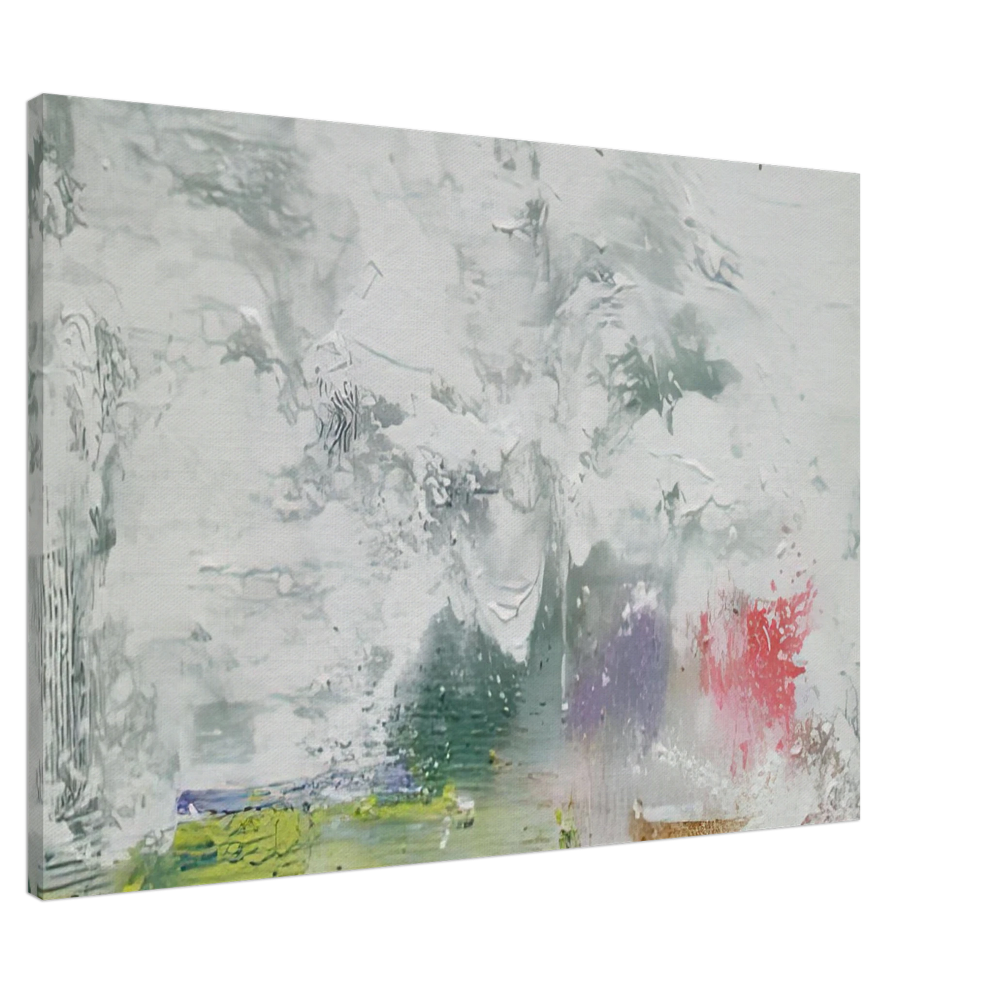 Helen Frankenthaler - Maelstrom, 1992- Wall Art - 21x29.7 cm / 8x12" - Premium Wooden Framed Poster With Fine Art Paper - White frame