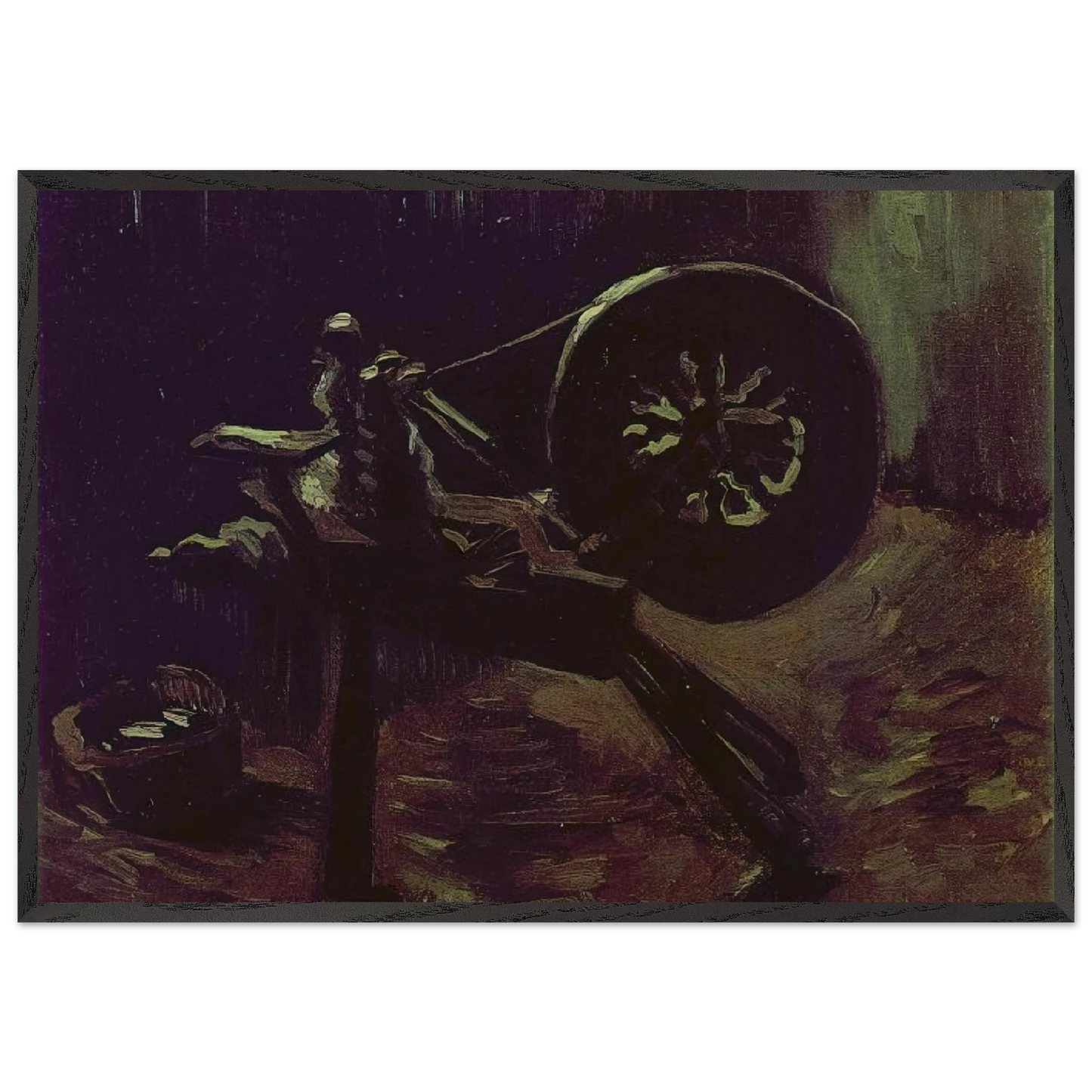 Bobbin Winder - Vincent van Gogh Framed Art Print – Black Wooden Frame - Default Title - -Framed Art Print