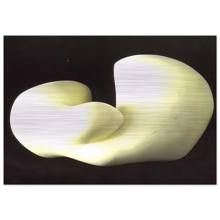 Human Concretion - Jean Arp Brushed Aluminum Print - 70x100 cm / 28x40 inches | Jean Arp Aluminum Print | Jean Arp Prints