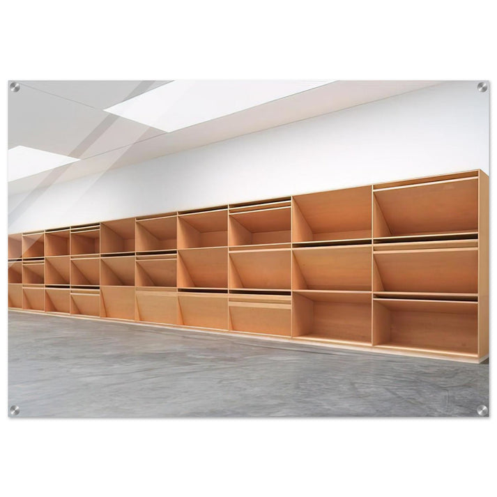 Untitled Plywood - 1980 - Donald Judd Acrylic Print - 70x100 cm / 28x40″ inches