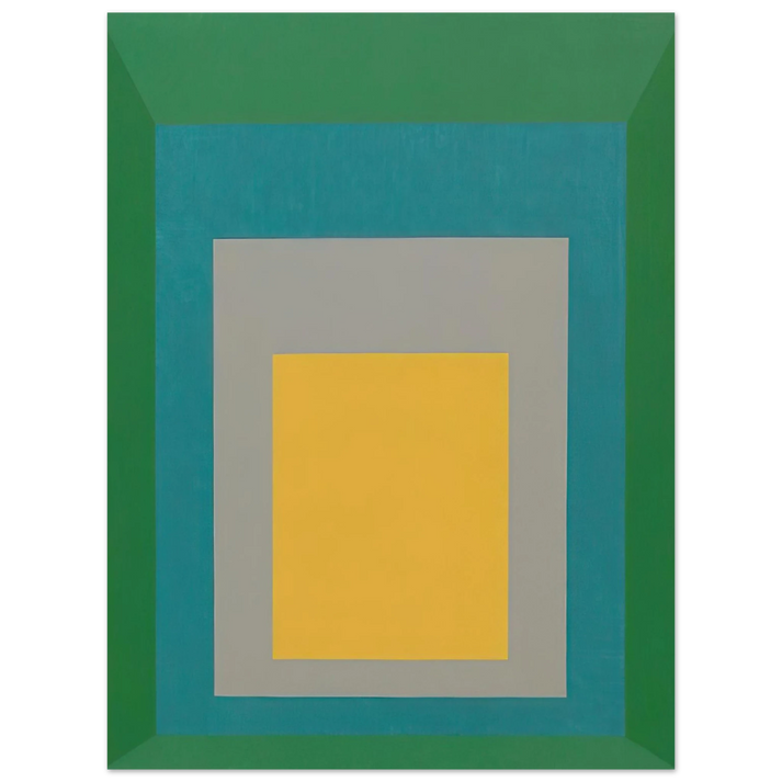 Josef Albers - HOMAGE TO THE SQUARE APPARITION 1959 75x100 cm / 30x40inches Fine Art Poster