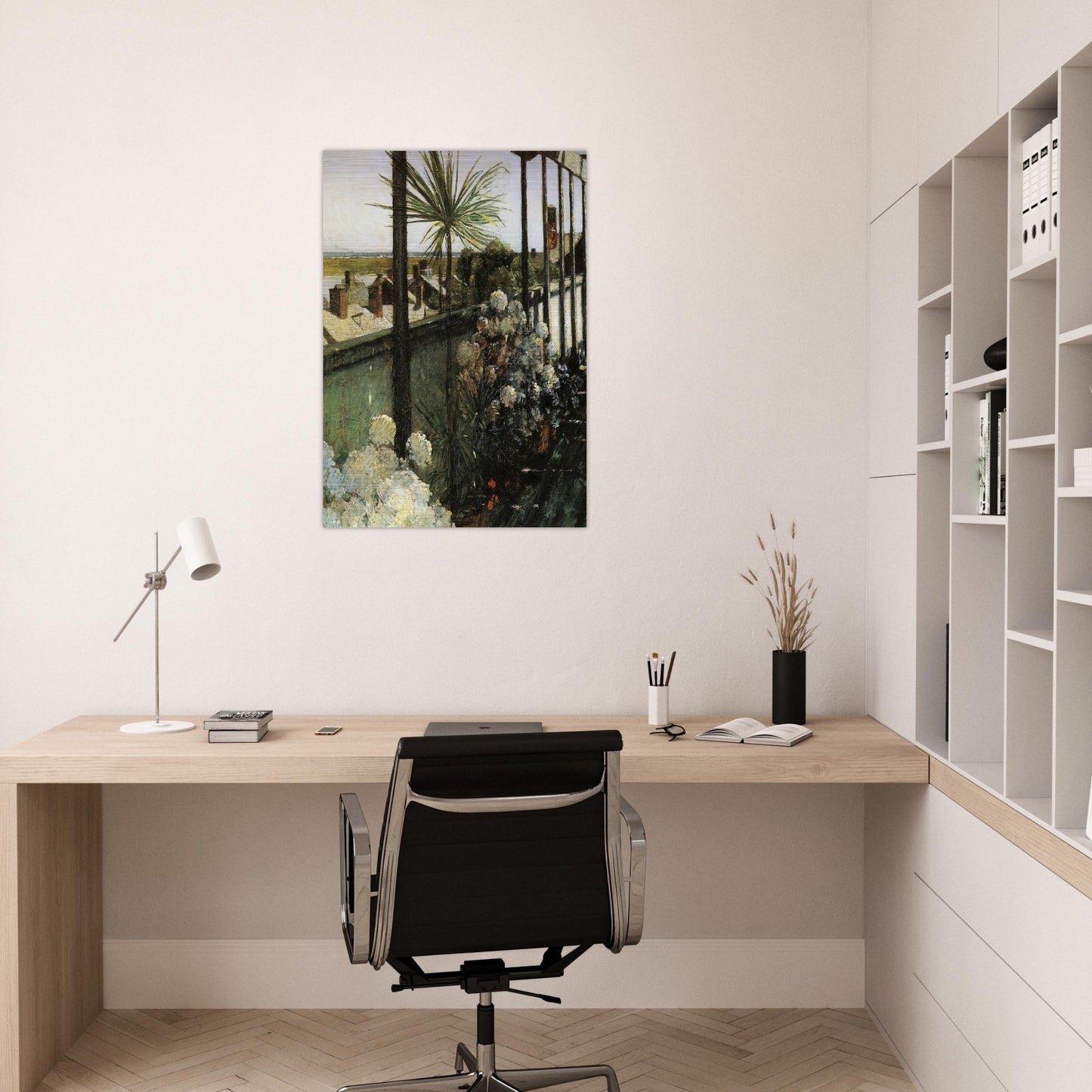 Afternoon in Nantucket - Childe Hassam Brushed Aluminum Print - 70x100 cm / 28x40 inches | Childe Hassam Aluminum Print | Childe Hassam Prints