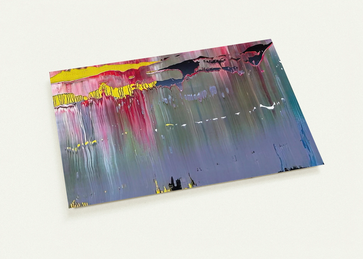 ABSTRACT PICTURE By Gerhard Richter Pack of 10 Post Cards | Gerhard Richter Post Cards | A6 (10.5 x 14.8 cm) - 4.1 x 5.8 inches