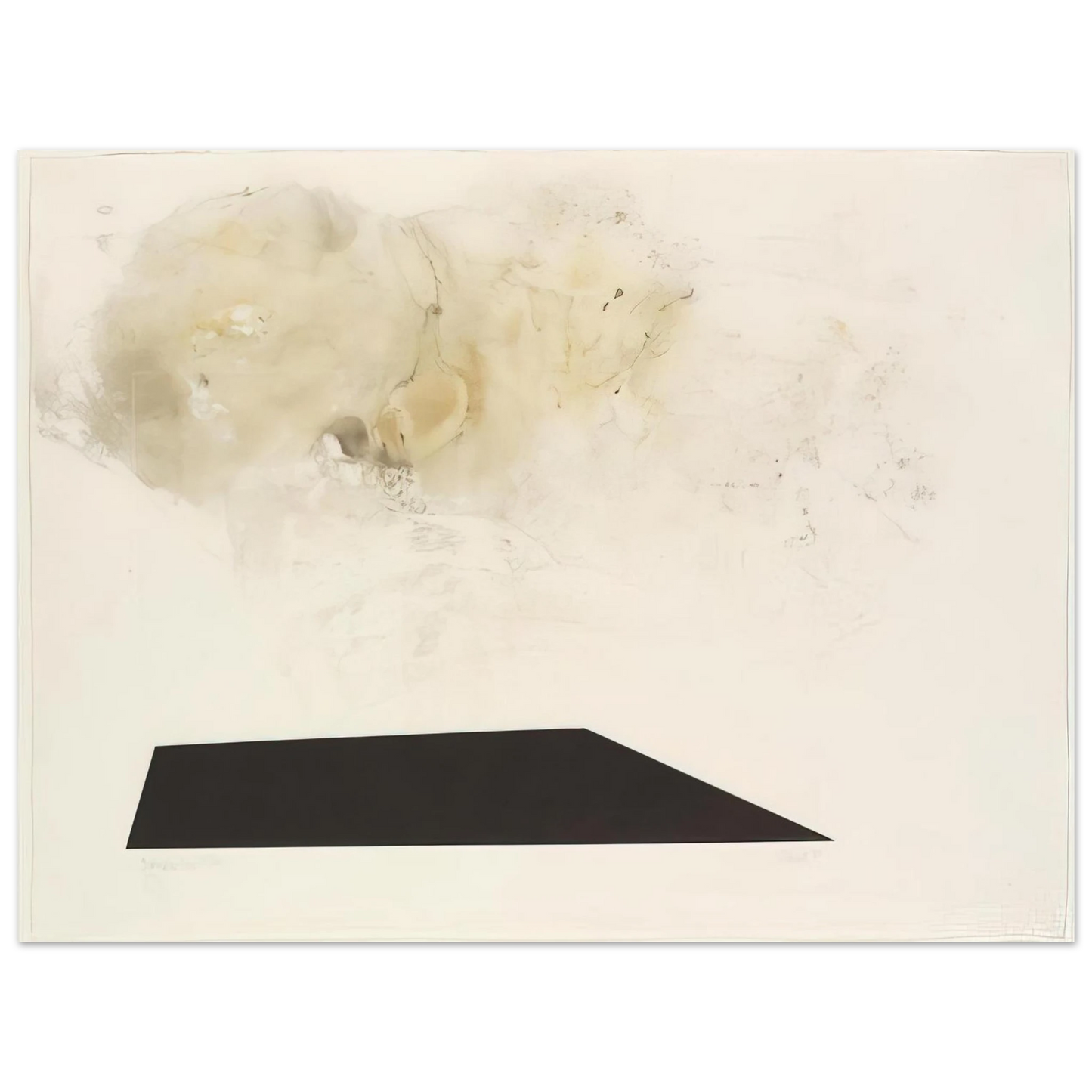 John Cage - Dramatic Fire - 1989 Fine Art Poster - Default Title