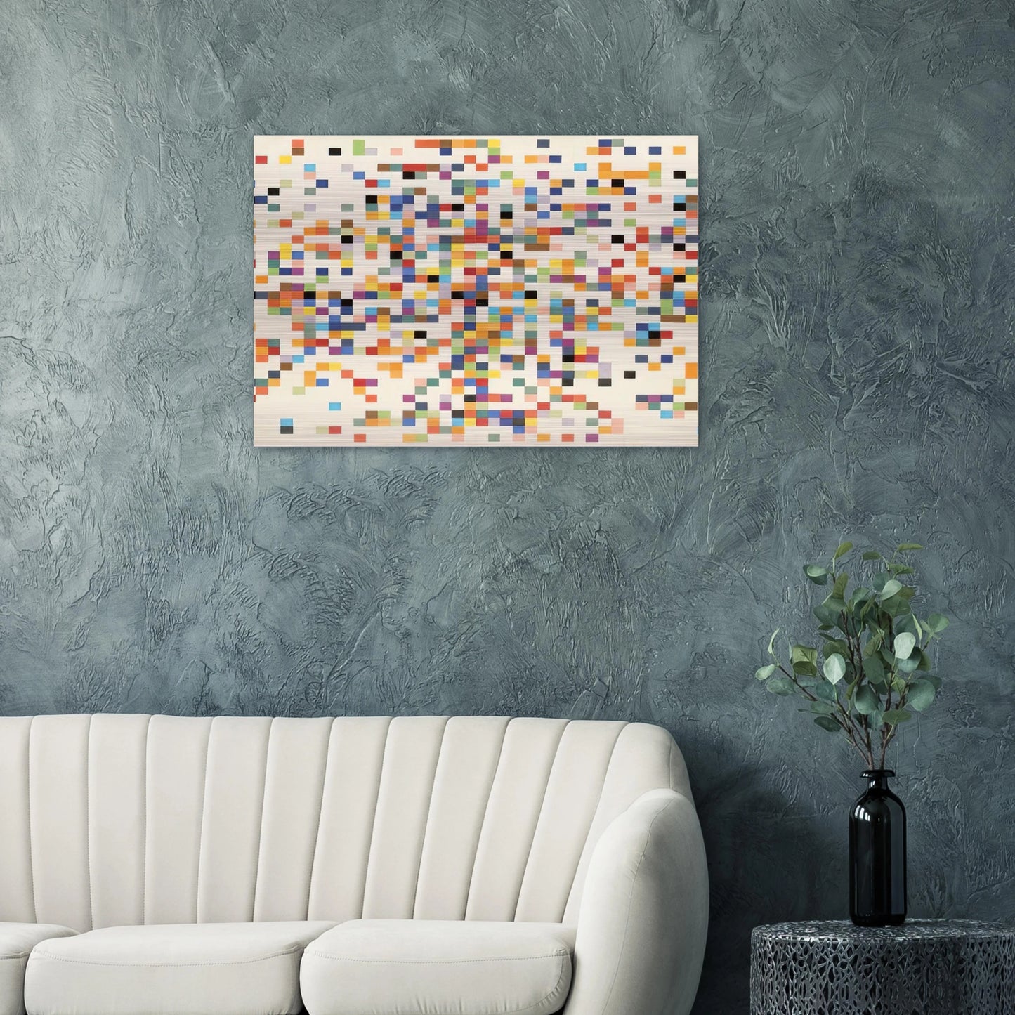 Spectrum Colors Arranged by Chance II - Ellsworth Kelly Brushed Aluminum Print - 70x100 cm / 28x40 inches | Ellsworth Kelly Aluminum Print | Ellsworth Kelly Prints