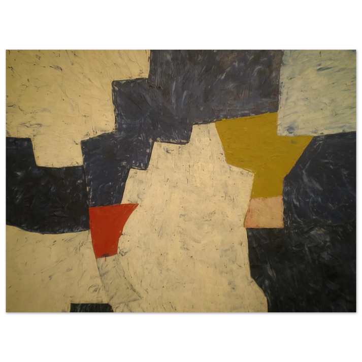Serge Poliakoff - Composition - 1952 75x100 cm / 30x40inches Fine Art Poster