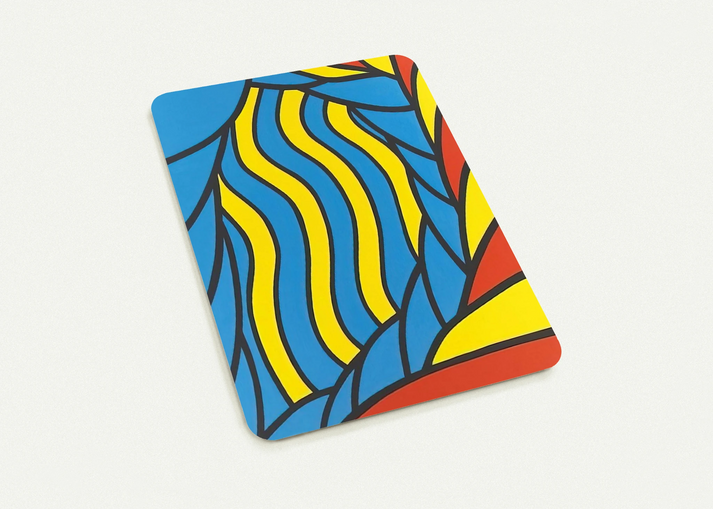 Flying Circus - 1965 By Nicholas Krushenick Pack of 10 Post Cards | Nicholas Krushenick Post Cards | A6 (10.5 x 14.8 cm) - 4.1 x 5.8 inches