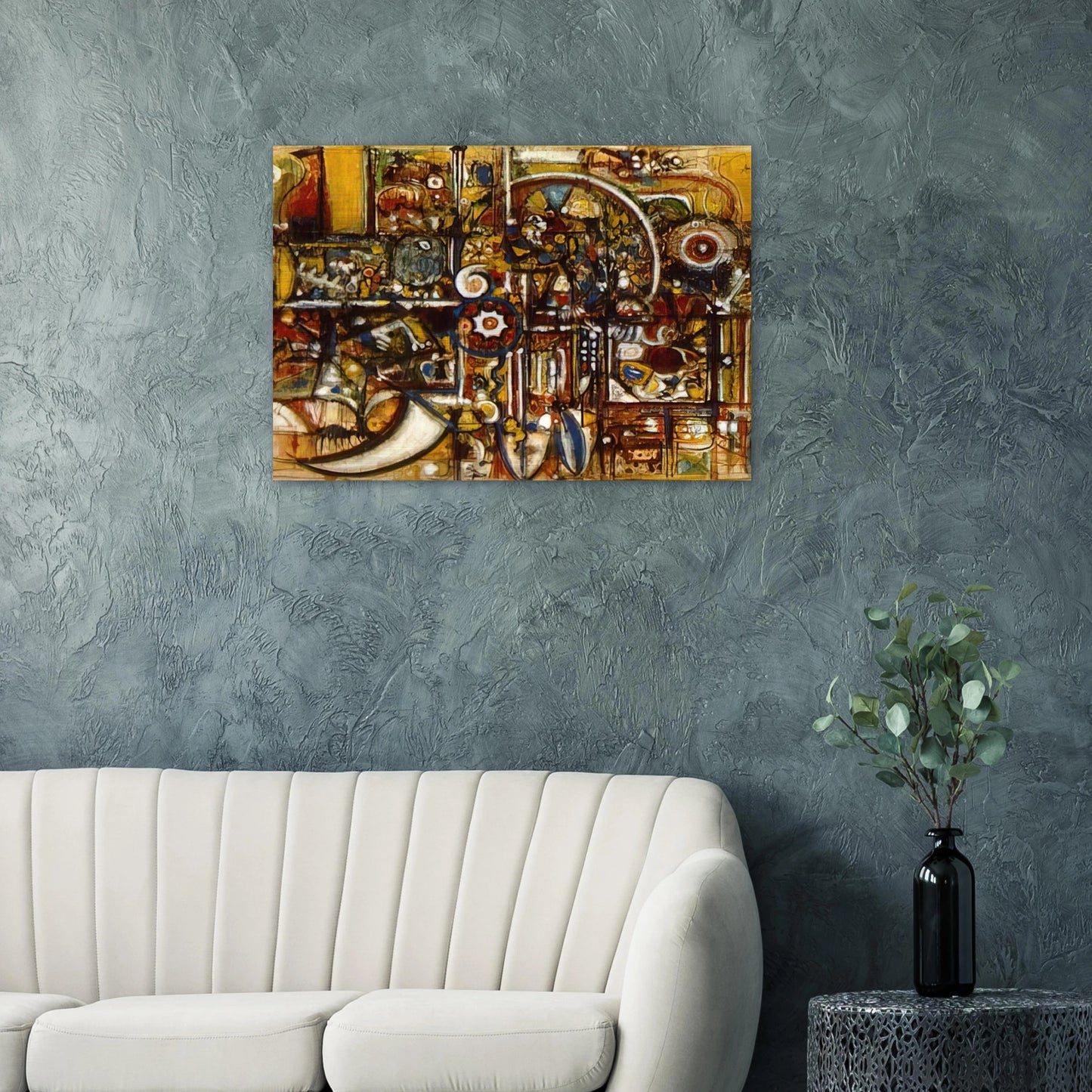 Opaque Harmony - Richard Pousette-Dart Brushed Aluminum Print - 70x100 cm / 28x40 inches | Richard Pousette-Dart Aluminum Print | Richard Pousette-Dart Prints