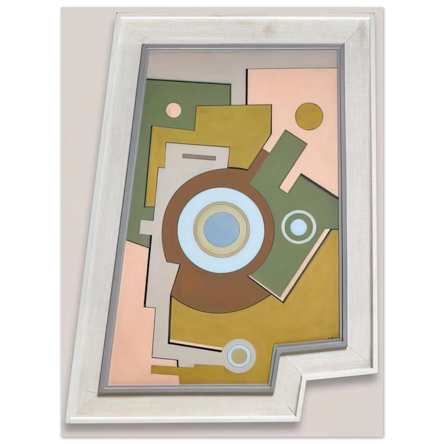 Carmelo Arden Quin - Blue Circle - 1947 Fine Art Poster - Default Title