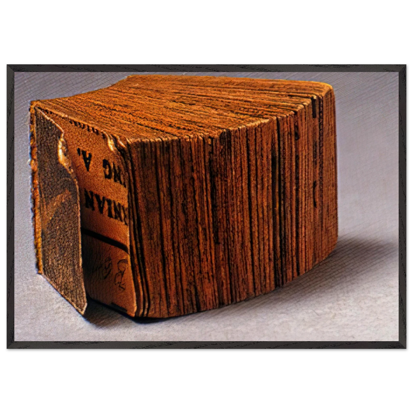 Daily Mirror - 1961 - Dieter Roth 70x100 cm / 28x40 inches Framed Art Print – Black Wooden Frame