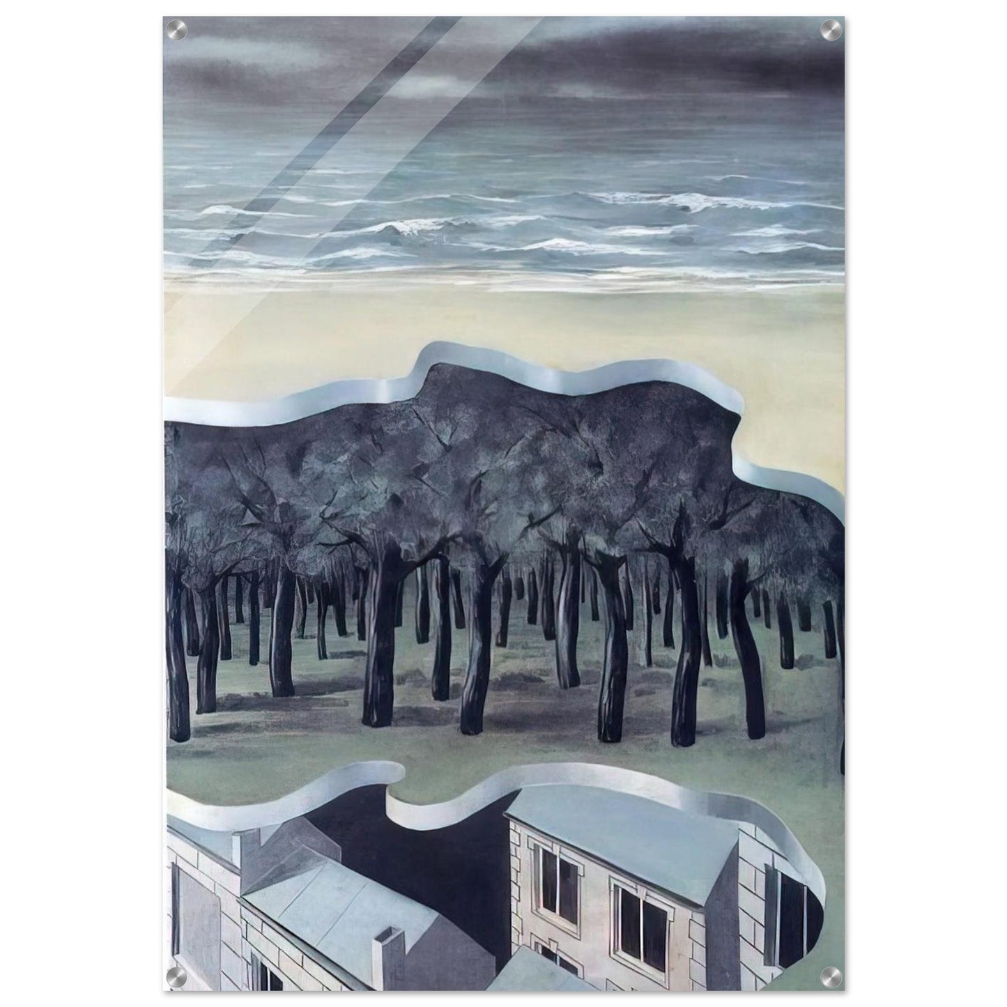 POPULAR PANORAMA 1926 - Rene Magritte Acrylic Print - 70x100 cm / 28x40″ inches
