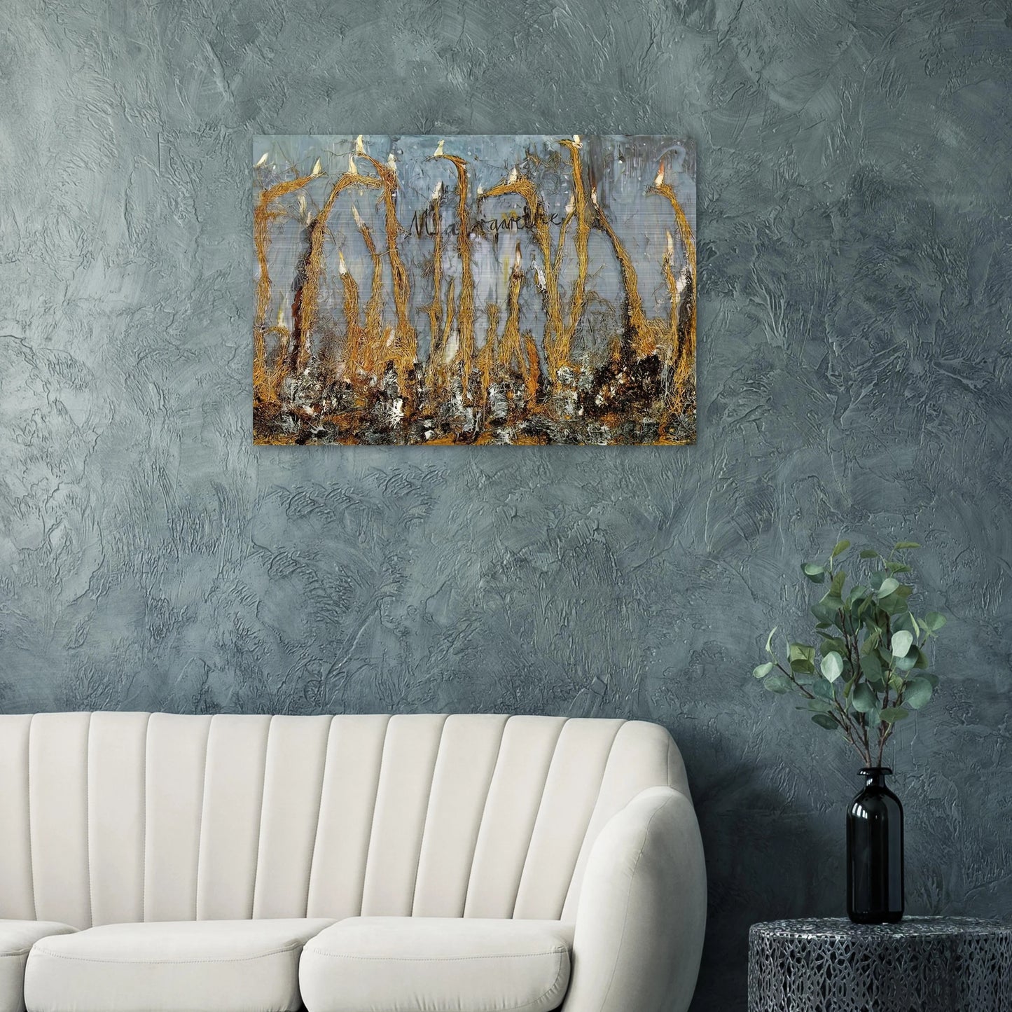 MARGARETHE - Anselm Kiefer Brushed Aluminum Print - 70x100 cm / 28x40 inches | Anselm Kiefer Aluminum Print | Anselm Kiefer Prints