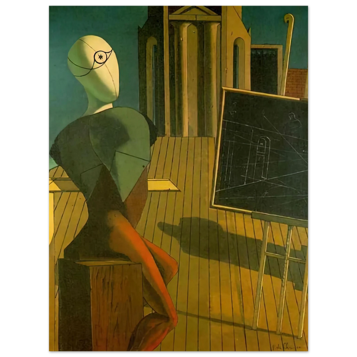 Giorgio de Chirico - THE PROFIT 1915 75x100 cm / 30x40inches Fine Art Poster