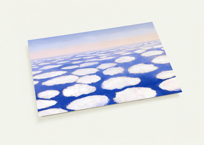 Above the Clouds I By Georgia O'Keeffe Pack of 10 Post Cards | Georgia O'Keeffe Post Cards | A6 (10.5 x 14.8 cm) - 4.1 x 5.8 inches
