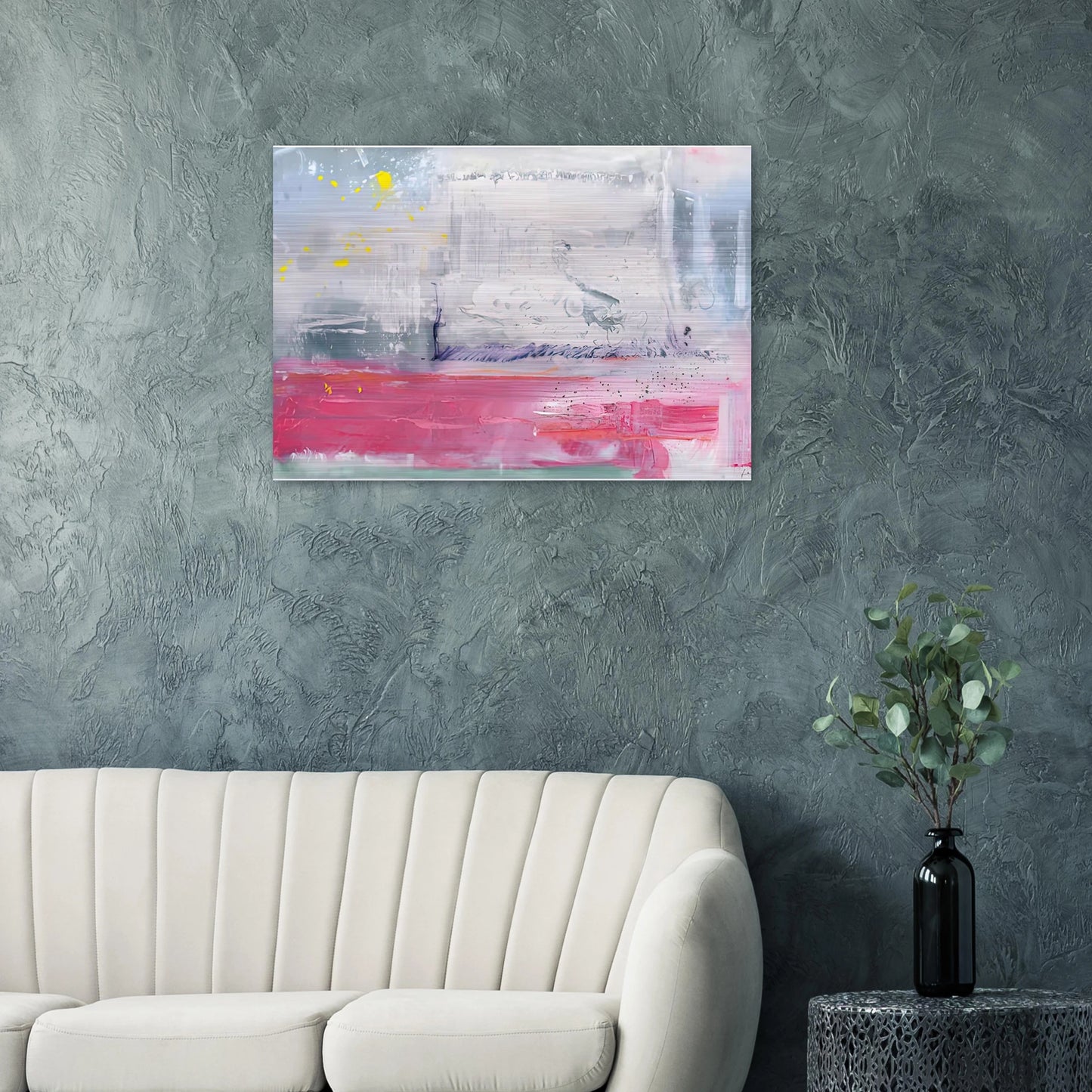 Hot Ice, 1990- - Helen Frankenthaler Brushed Aluminum Print - 70x100 cm / 28x40 inches | Helen Frankenthaler Aluminum Print | Helen Frankenthaler Prints