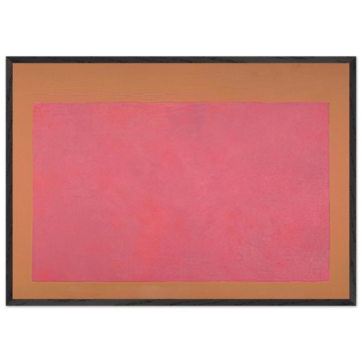 Rose Sun Box Nr 2 - 1969 - Theodoros Stamos 70x100 cm / 28x40 inches Framed Art Print – Black Wooden Frame