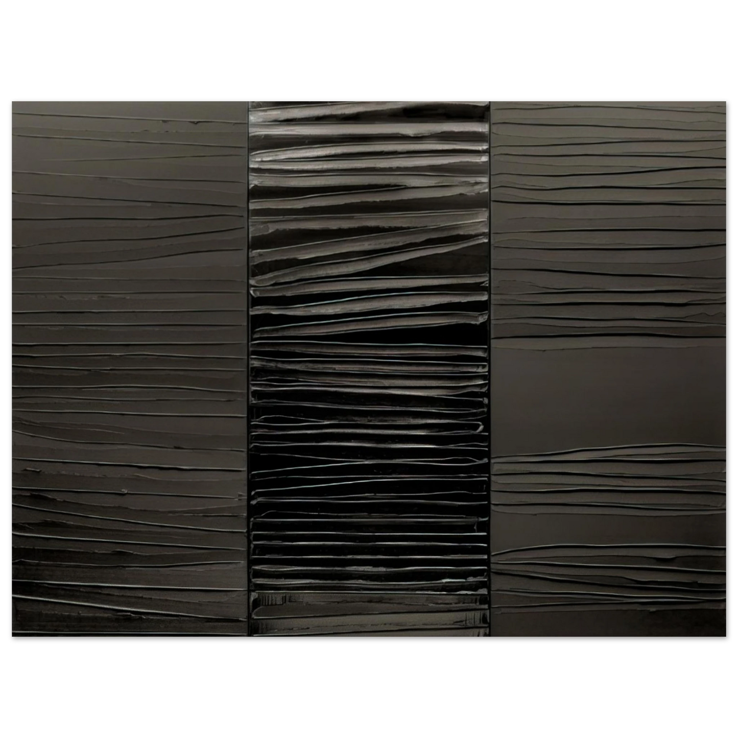 Pierre Soulages - Peinture 227 x 306 cm, 2 Mars 2009 - 2009 Fine Art Poster - Default Title