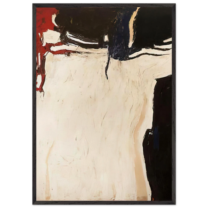 White Provincetown - 1959 N1 - Edward Corbett 70x100 cm / 28x40 inches Framed Art Print – Black Wooden Frame