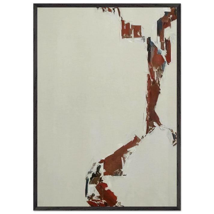 60-T-18 - 1960 - Martin Barre 70x100 cm / 28x40 inches Framed Art Print – Black Wooden Frame