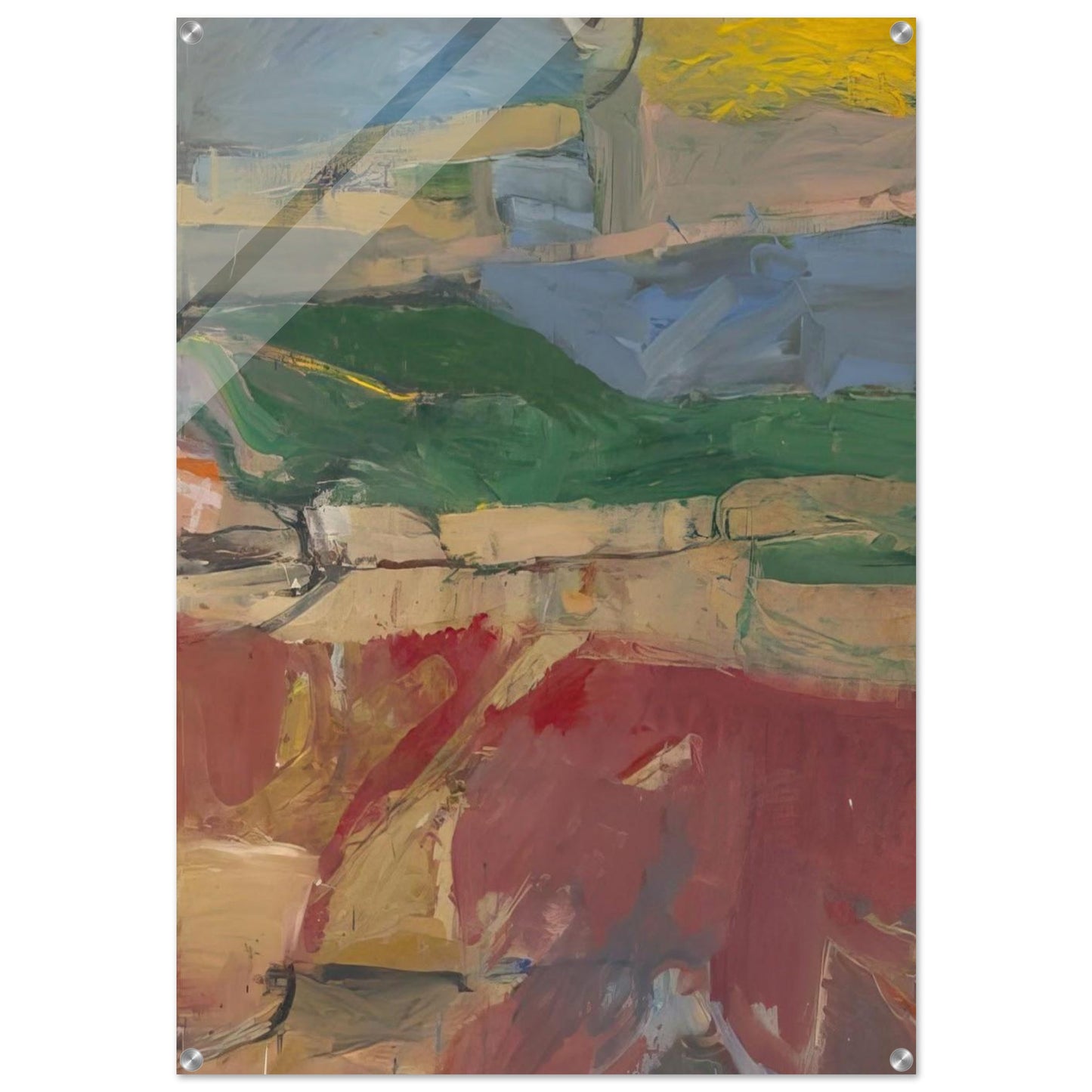 Berkeley #32 - Richard Diebenkorn Acrylic Print - 70x100 cm / 28x40″ inches