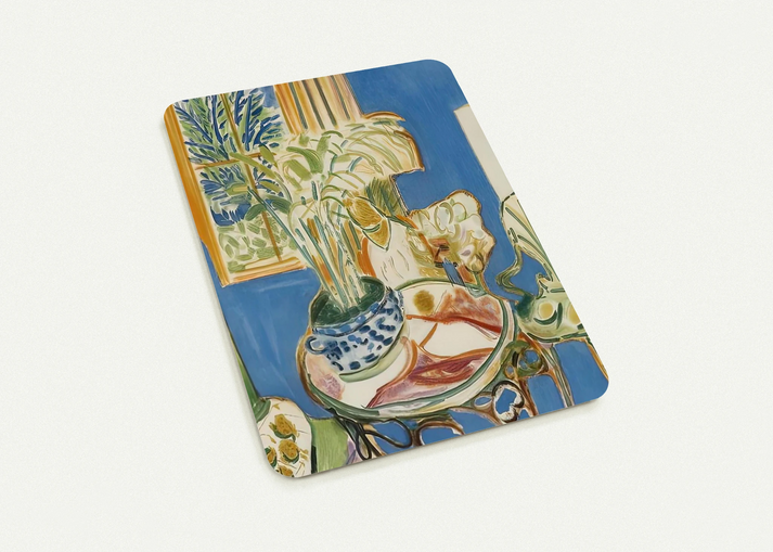 BLUE INTERIOR 1947 By Henri Matisse Pack of 10 Post Cards | Henri Matisse Post Cards | A6 (10.5 x 14.8 cm) - 4.1 x 5.8 inches