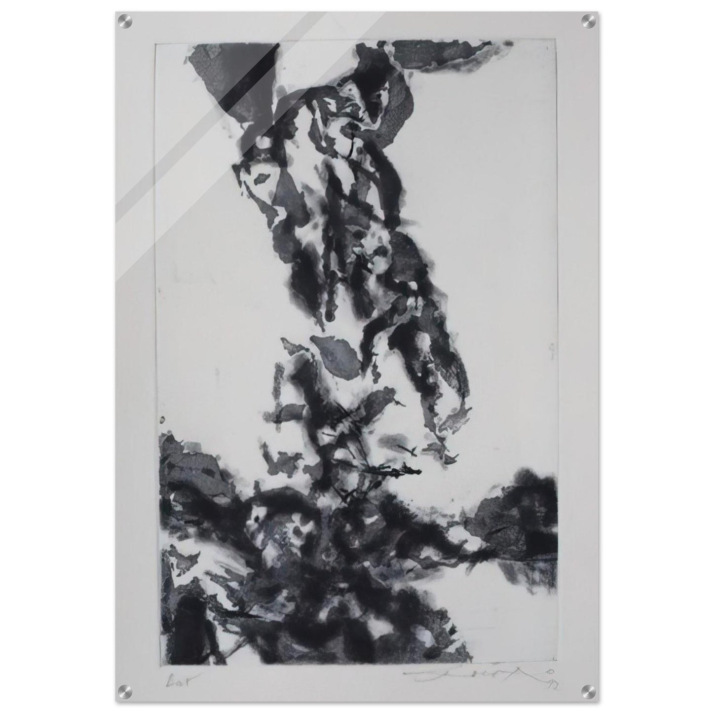 THE PROPHET 1992 - Zao Wou-Ki Acrylic Print - 70x100 cm / 28x40″ inches