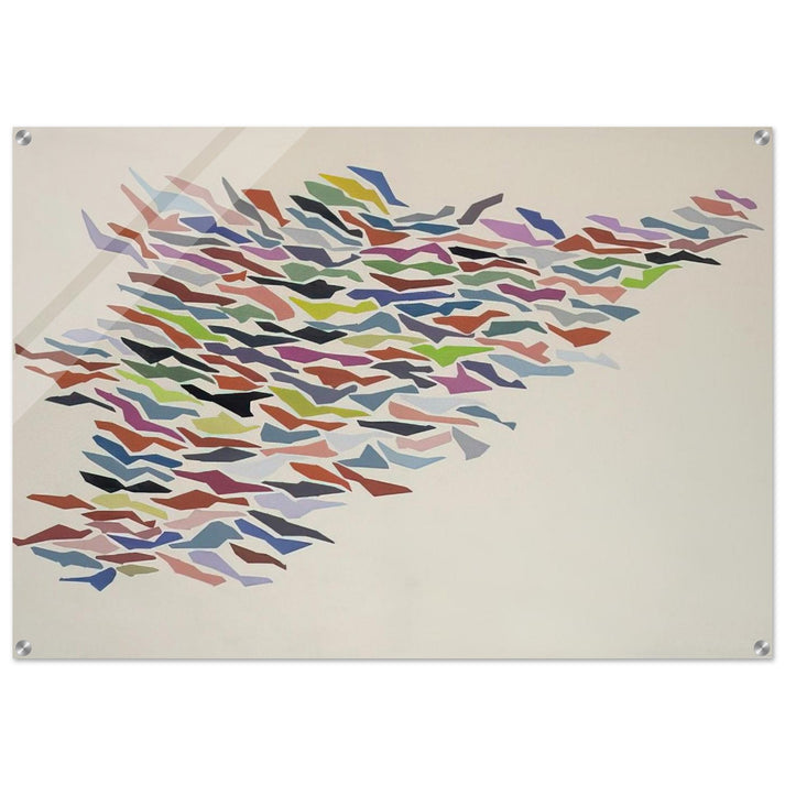 Variables with Color - Post-Painterly Abstraction - Robert Goodnough Acrylic Print - 70x100 cm / 28x40″ inches