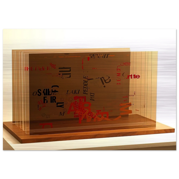 Not Wanting To Say Anything About Marcel, II - 1969 - John Cage Brushed Aluminum Print - 70x100 cm / 28x40 inches | John Cage Aluminum Print | John Cage Prints