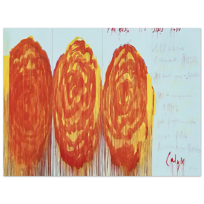 Cy Twombly - The Rose II 75x100 cm / 30x40inches Fine Art Poster