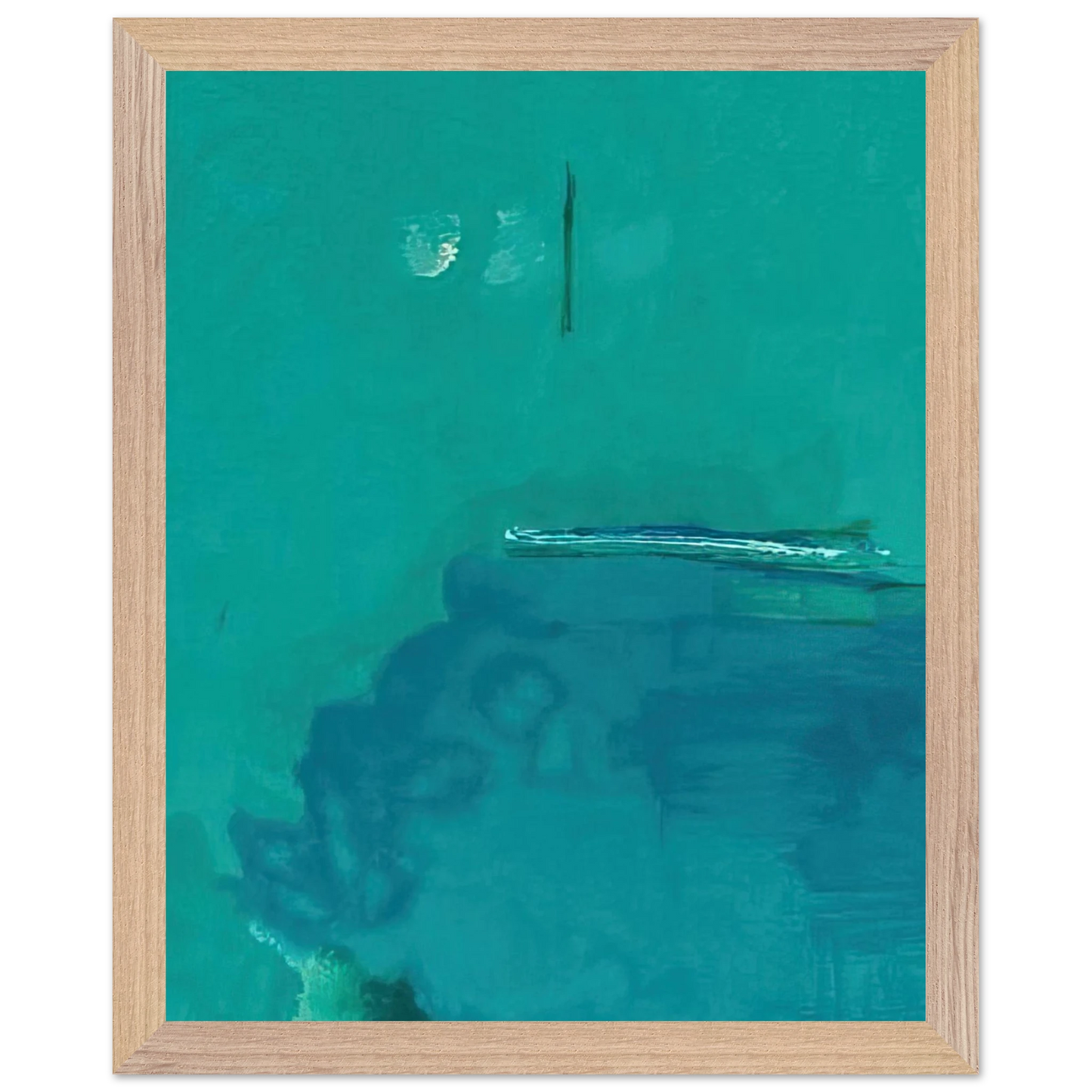 Helen Frankenthaler - Contentment Island - 2004 Wall art - 75x100 cm / 30x40 inches - Fine Art Poster - -