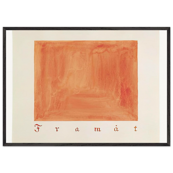 FORWARDS PARCIFAL SERIES GROUP 2 SECTION 4 THE CONVOLUTE OF THE PHYSICAL PLANE 1916 - Hilma af Klint 70x100 cm / 28x40 inches Framed Art Print – Black Wooden Frame