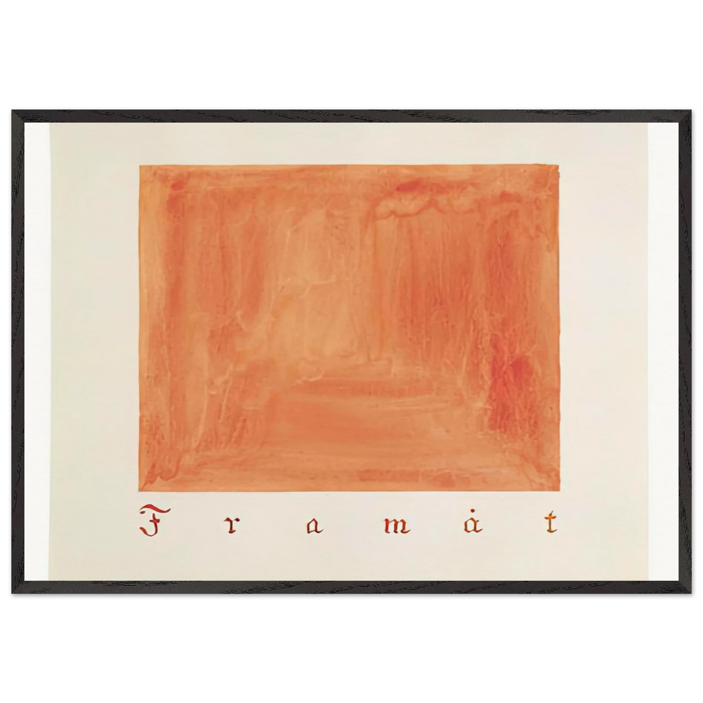 FORWARDS PARCIFAL SERIES GROUP 2 SECTION 4 THE CONVOLUTE OF THE PHYSICAL PLANE 1916 - Hilma af Klint 70x100 cm / 28x40 inches Framed Art Print – Black Wooden Frame