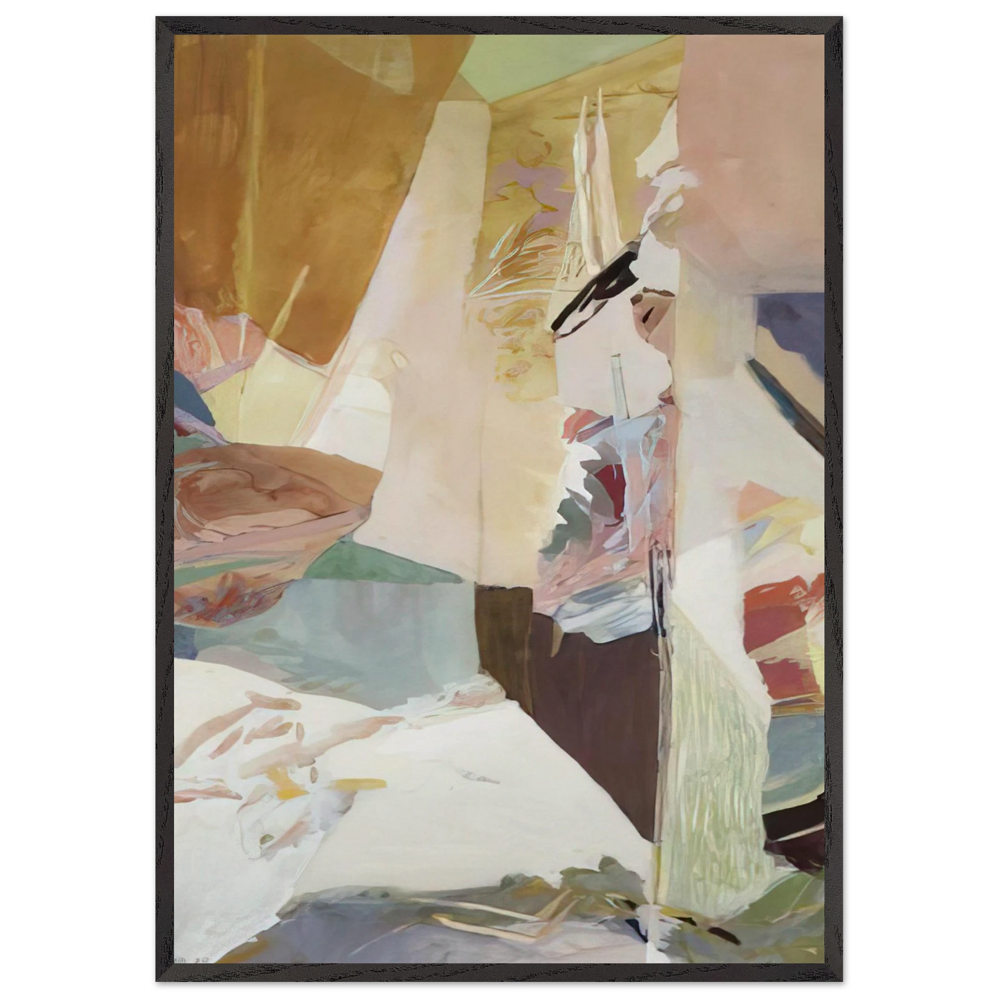 Sem titulo - 1974 - Menez Framed Art Print – Black Wooden Frame - Default Title - -Framed Art Print