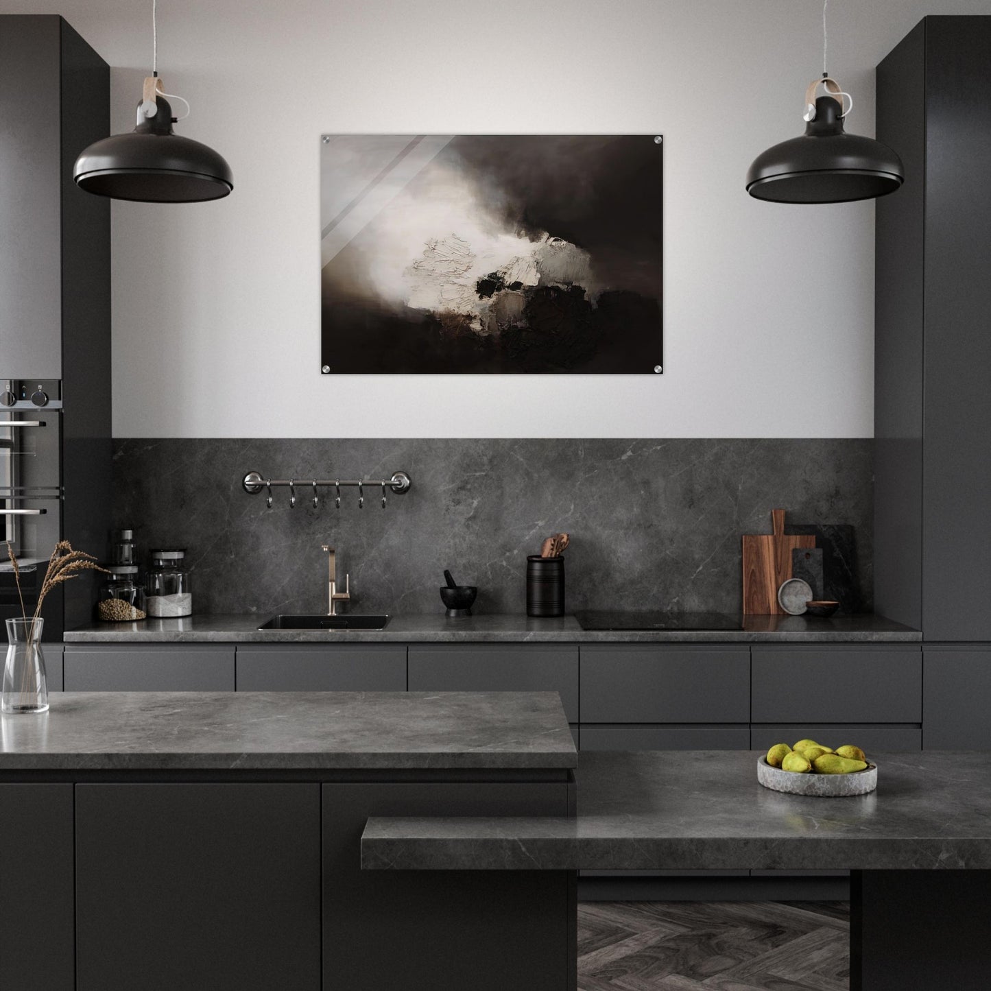 165 1960 - Luis Feito Acrylic Print - 70x100 cm / 28x40″ inches