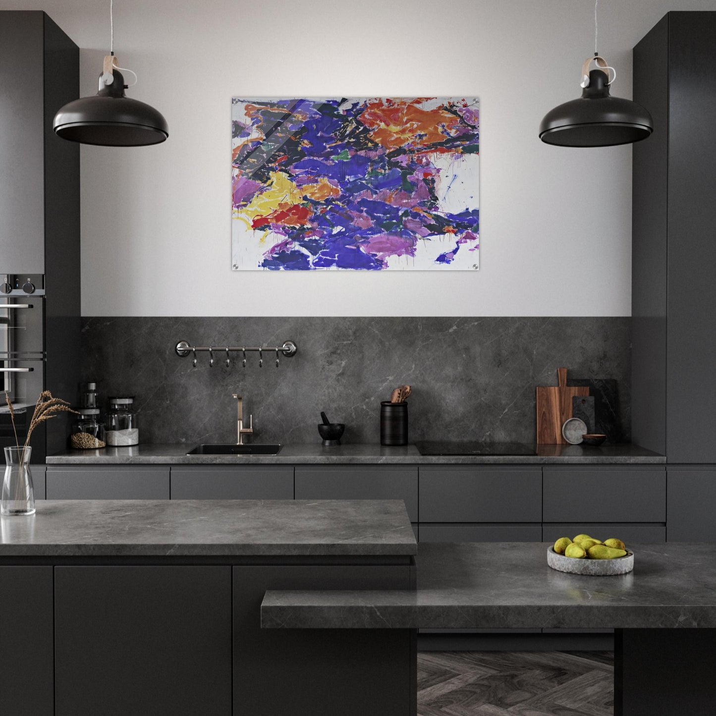 Towards Disappearance II - Sam Francis Acrylic Print - 70x100 cm / 28x40″ inches