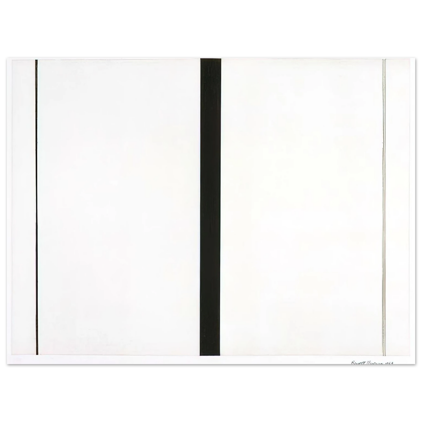 Barnett Newman - Untitled Etching #1 Fine Art Poster - Default Title