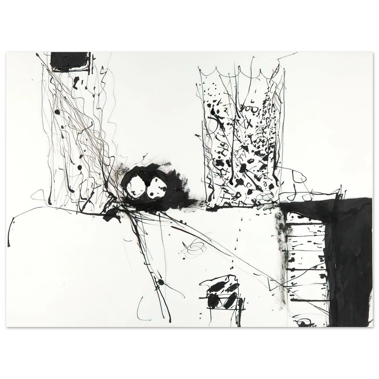 Gene Davis - Tree House - 1981 Fine Art Poster - Default Title